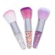 FRCOLOR 12 Pieces Makeup Brushes with Transparent Handle Makeup Tool Brush Portable Makeup Brush Nail Brush Makeup Brush Blush for Cheeks Loose Powder Brush Foundation Brush