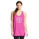 Zumba Fitness Burn It Up Bubble - Women's Racerback Tank Top Pink Pin A Rose Size:XXL