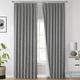 Vision Home Charcoal Grey Pinch Pleated Full Blackout Curtains Room Darkening Window Curtains 84 inch for Living Room Bedroom Thermal Insulated Pinch Pleat Drapes with Hooks Backtabs 2 Panel 40"Wx84"L