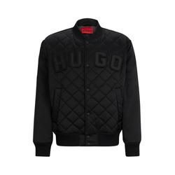 Hugo Blouson "Boru" Herren black, Gr. XXL, Polyester, Jacke im College Stil