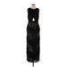 Fame And Partners Casual Dress: Black Dresses - Women's Size 10