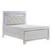 Rosdorf Park Horth Full/Double Standard Bed Wood in White | 4.25 H x 61 W x 64 D in | Wayfair 4E65DDDD080342589467F1E326EDA45B