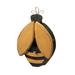 August Grove® Brayelle 11.75 in x 8.5 in x 3.25 in Birdhouse Wood/Metal in Black/Brown/Yellow | 11.75 H x 8.5 W x 3.25 D in | Wayfair