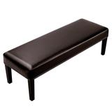 Latitude Run® Box Cushion Bench Slipcover Faux Leather | 4.7 H x 54 W in | Wayfair 3EE2910B02864DC399064DB79BDA5700