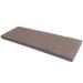 Latitude Run® 4" Indoor/Outdoor Patio Furniture/Window Seat Bench Cushion High-Resilience Foam in Gray/Brown | 4 H x 55 W x 29 D in | Wayfair