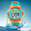 Montre de sport étanche pour enfants montres numériques LED pour enfants montre électronique de