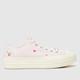 Converse all star lift ox y2k heart trainers in lilac