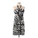 Apt. 9 Casual Dress: Black Graphic Dresses - Women's Size Medium