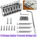 Chrome Tremolo Bridge Set for Fender Stratocaster /Squier /Strat Style Guitar US