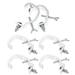 6pcs Stage Light Hooks Practical Stage Lamp Truss Clamps Stage Lamp Accessories