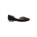 Jessica Simpson Flats: D'Orsay Chunky Heel Casual Black Print Shoes - Women's Size 6 - Almond Toe