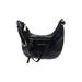 MICHAEL Michael Kors Leather Shoulder Bag: Pebbled Black Graphic Bags