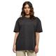 Build Your Brand Damen T-Shirt Ladies Oversized Acid Wash Tee Black S