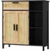 Storage Cabinet with Doors and Shelves - 11.8"D x 29.5"W x 31.6"H