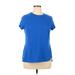 Athletic Works Active T-Shirt: Blue Activewear - Women's Size X-Large