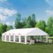 Outdoor Patio Party Wedding Tent with Adjustable Sidewalls in White