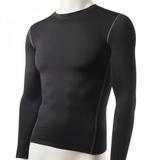 Clearance!Men Plush Base Layer Long Sleeve Thermal Underwear Tops Winter Undershirt Black M
