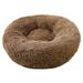 FNOCHY WINTER Calming Dog Beds for Small Medium Large Dogs - Round Donut Machine Washable Dog Bed Anti-Slip Faux Fur Fluffy Donut Cuddler Cat Bed Multiple Sizes XS-XXL