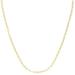 Royal Chain 18 in. 10K Yellow Gold 2.5 mm Paperclip Link Chain with Pear Shaped Lobster Clasp