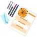 Planning Board Clock Calendar Erase DIY Desk Dry Acrylic Writing Message Standing Whiteboard Office