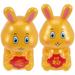 2 Pcs Zodiact Rabbit Model Decor Ornament Gift Desktop Plastic Piggy Banks for Children Kids Coin Jar