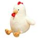 Waroomhouse Soft Stuffed Chick Chick Plush Chicken Plush Toy Soft Cotton Filled Lovely Simulation Poultry Plushies Companion Sofa Cushion Stuffed Cartoon Rooster