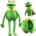 Guvpev Kermit the Frog Hand Puppet Kermit Frog Plush The Muppets Show Soft Kermit Frog Puppet Doll Suitable for Role Play 23.6 Inch
