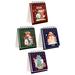 4 Pcs Christmas Desk Calendar Calendars Xmas Themed 2024 Advent Monthly Student Office