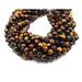 Faceted Tiger Eye Beads | Blue Red Brown Golden Multi Tiger Eye Beads- 15 Strands - Natural Gemstone Beads - (6mm 8mm 10mm 12mm 14mm)