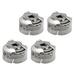 Sewing Machine Bobbin Case Replacement: 4pcs Metal Sewing Bobbins Case for Front Loading Bobbin Holder Case for Craft Sewing