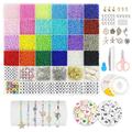 Bestauty DIY Beads Bead Kit 24 Slot DIY Kit 24 Slot Bead Slot Bead Kit Box Beads DIY Kit 24 Slot Beads DIY