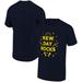 Men's Ripple Junction Navy The New Day Rock And Roll Graphic T-Shirt