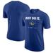 Men's Nike Royal Golden State Warriors Just Do It T-Shirt