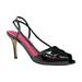 Kate Spade Shoes | Kate Spade New York Sasha Slingback Pump Sandals, Black Patent Leather Italy | Color: Black | Size: 8