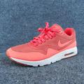 Nike Shoes | Nike Air Max 1 Ultra Moire Hot Lava Wmn Sneaker Shoes Orange Synthetic Lace Up 8 | Color: Orange | Size: 8