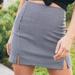 Brandy Melville Skirts | Brandy Melville Blue Plaid Mini Pencil Skirt Small Bnwt John Galt Plaid Cara | Color: Blue | Size: S