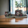 Converse Shoes | Converse Kids Dinoverse Dinosaur Print Iv Hi Sneakers Shoes Size 7 | Color: Gray/White | Size: 7bb