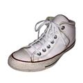 Converse Shoes | Converse Womens 8 White Chuck Taylor All-Star High Street Leather Shoes Sneakers | Color: White | Size: 8