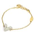 Louis Vuitton Jewelry | Auth Louis Vuitton Essential V Bracelet Gold/Silver Metal M68034 R9524a | Color: Gold | Size: Inner Circumference:7.5in