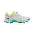 Gunn & Moore Aion Spike Cricket Shoe - Junior - WHITE/CYAN/FLUORO / UK4