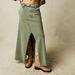 Free People Skirts | Free People Fp One Kona Maxi Long Skirt Green Small S New | Color: Green | Size: S