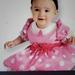 Disney Dresses | Disney Baby Pink Polka Dot Dress / Onezie Sz 3-6 Months | Color: Pink/White | Size: 3-6mb