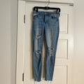 American Eagle Outfitters Jeans | $7 Add American Eagle Jeans Jegging Next Level Stretch High Rise Denim Legging | Color: Blue | Size: 2