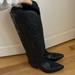 Zara Shoes | Like New Zara Black Cowboy Boots | Color: Black | Size: 6.5