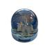 Disney Art | Disneyland Resort Disney Snow Globe 3.5" X 3.5" Tinkerbell Castle | Color: Blue/White | Size: 3.5" X 3.5"