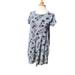 Lularoe Dresses | Lularoe Womens Gray Minnie Mouse Disney Carly Dress Size Xxs | Color: Gray/Purple | Size: Xxs