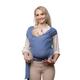 Boba Baby Sling Wrap Newborn - Original Baby Sling Carrier for Newborns and Infants up to 35lbs - Hands-Free Baby Wrap Carrier - Stretchy Baby Wrap Sling & Newborn Sling (Vintage Navy Blue)