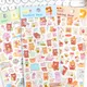 Kawaii Happy Bear 03/Decor Scrapbooking Sticker DIY Journal Sticker Aesthetic Sticker Cute