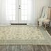 White 168 x 120 W in Area Rug - Rizzy Home 100% New Zealand Wool Hand Knotted Area Rug Wool | 168 H x 120 W in | Wayfair BMTBMT96037091014