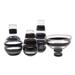 Ivy Bronx Amdan Glass Table Vase Glass in Black | 18 H x 7 W x 7 D in | Wayfair 4F90FAF62FC248C1A9F44641738D9FE3